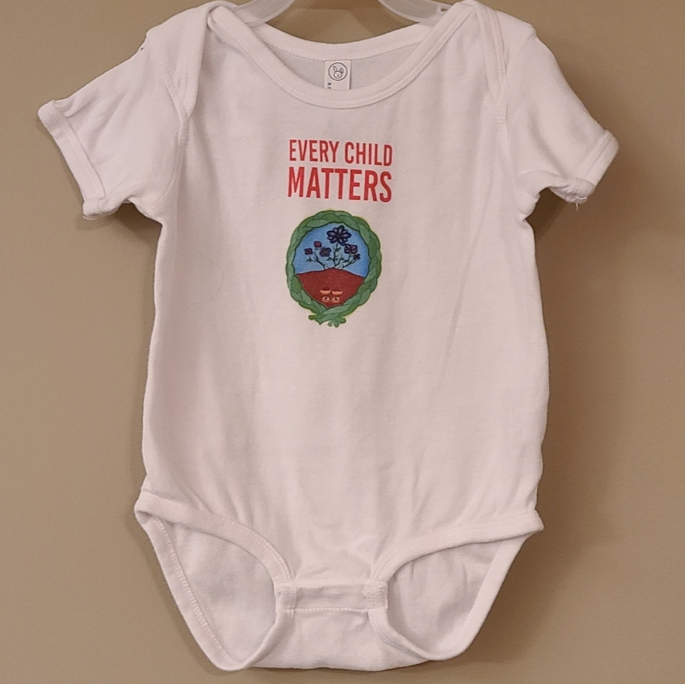 **3/$25**"Every Child Matters" white short sleeved onesie/bodysuit